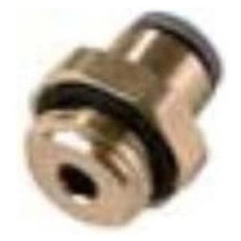 エア継手 コネクタA：G 1/4 オス コネクタB：プッシュイン4 mm チューブねじ込み 1袋 10個入 Legris(レグリ)