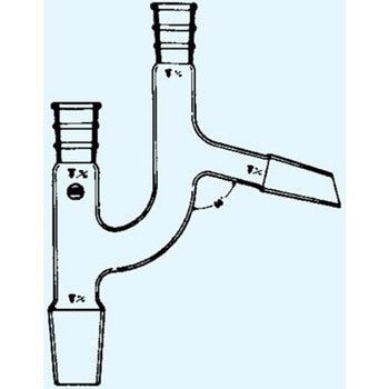 分留管クライゼン型 60° 068シリーズ 日本理化学器械(NRK)