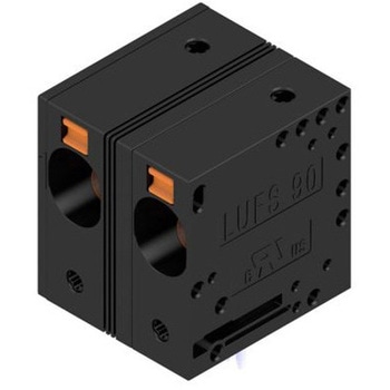 クランプ金具 LUシリーズ 15mmピッチ 1列 2極 1箱 40個入 WEIDMULLER
