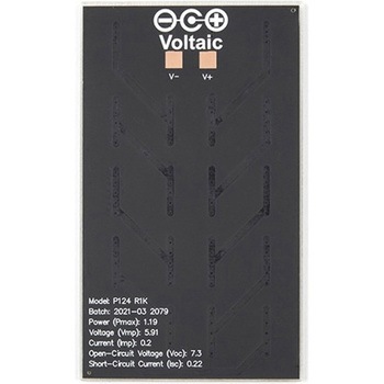 Small Solar Panel - 1.2 Watt， 6 Volt ETFE SPARKFUN