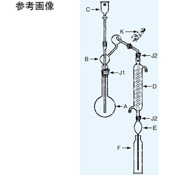 TS24 フラスコ シアン蒸留器用 - 日本理化学器械(NRK)