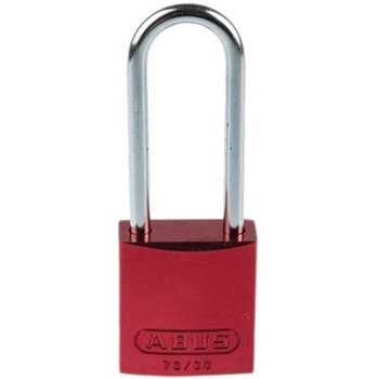 Abus 安全用南京錠 パドロック アルミ、スチール 赤 ABUS