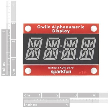 SparkFun Qwiic Alphanumeric Display - Green SPARKFUN