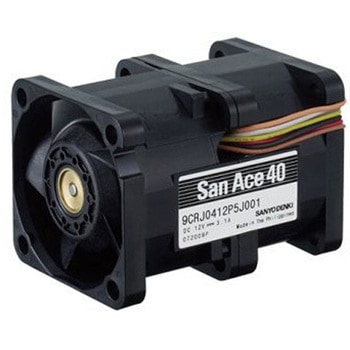 軸流ファン 電源電圧：12 V dc DC 40 x 40 x 56mm 山洋電気