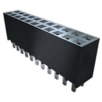 基板接続用ソケット 32 極 2.54mm 2 列 スルーホール SAMTEC