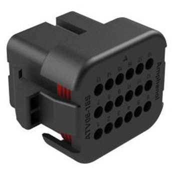 自動車用コネクタ 18極 オス プラグ 1袋 200個入 AMPHENOL