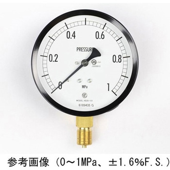 普通形圧力計(Φ100)立形A枠 AE20-131シリーズ 長野計器