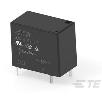 リレー 12V dc SPST 基板実装タイプ 1袋 2個入 TE CONNECTIVITY