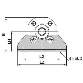 フート金具 CM5 Series用取付金具 SMC