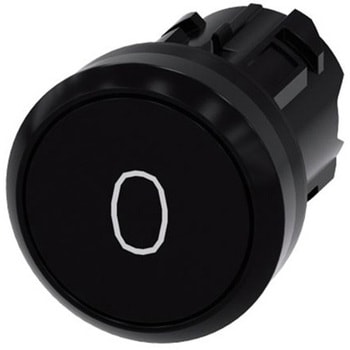 押ボタンヘッド 3SU1000 モーメンタリ 黒 SIEMENS