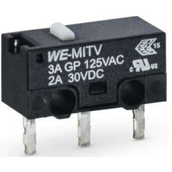 マイクロスイッチ スルーホール 1袋 5個入 WURTH ELEKTRONIK