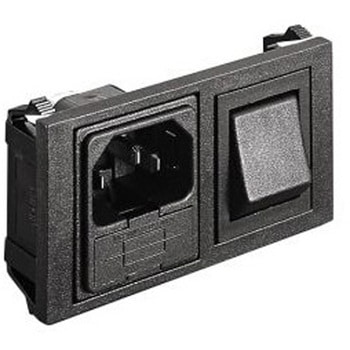IECコネクタ オス スナップイン 10A 5 x 20mm BULGIN