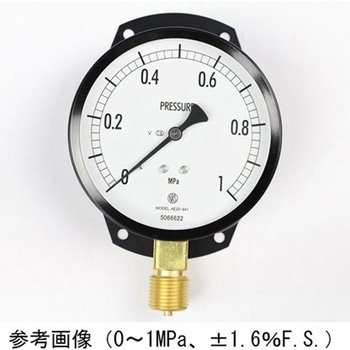普通形圧力計(Φ100)立形C枠 耐振用 AE20-841シリーズ 長野計器