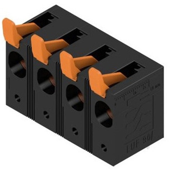 クランプ金具 LUシリーズ 15mmピッチ 1列 6極 WEIDMULLER