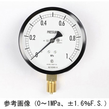 普通形圧力計(Φ100)立形A枠 蒸気用 AE20-131シリーズ 長野計器