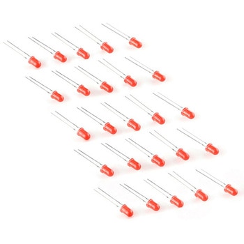 LED - Basic Red 5mm 25 pack SPARKFUN