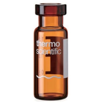 クリンプバイアル(ND11)褐色 ラベル付 2mL CHCV11-20シリーズ Thermo Fisher Scientific