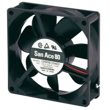軸流ファン 電源電圧：24 V dc DC 80 x 80 x 25mm 山洋電気