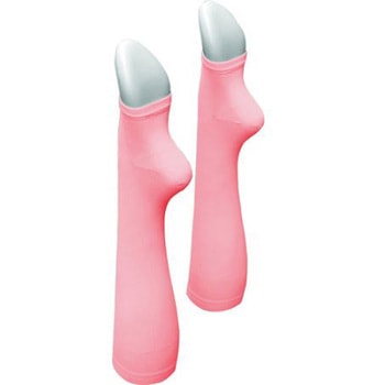 リラルーチェ ひざ下ソックス オープントゥ ピンクL メテックス