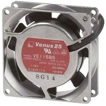 VE55B5 軸流ファン 電源電圧：100 V ac AC 80 x 80 x 25.5mm 1個 