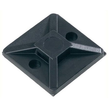 結束バンドベース SolidTack MB4APT-I 長さ 28mm 幅 28 mm ナイロン 66 黒 1袋 100個入 ヘラマンタイトン(タイトン)