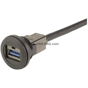 USBケーブル USB A → USB A 取り付け可能 ハーティング