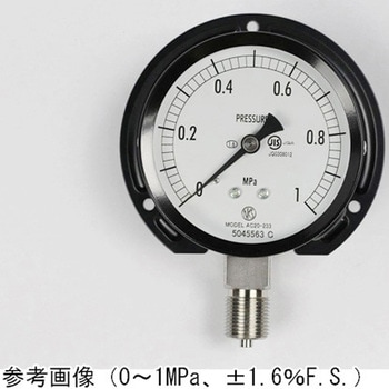 普通形圧力計(Φ75)立形B枠 AC20-233シリーズ 長野計器