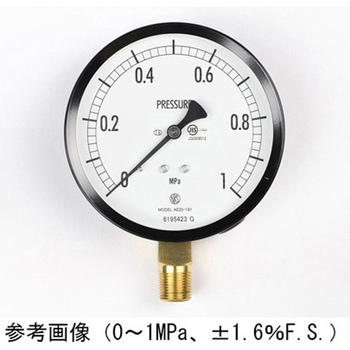 普通形圧力計(Φ100)立形A枠 AE20-181シリーズ 長野計器