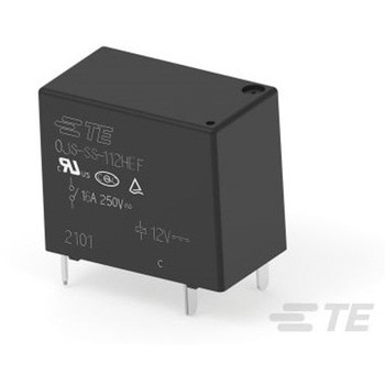 リレー 12V dc SPST 基板実装タイプ 1袋 2個入 TE CONNECTIVITY