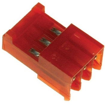 IDCコネクタ 2.54mmピッチ 3極 1列 メス MTA-100シリーズ 1袋 500個入 TE Connectivity Japan(旧:TYCOELECTRONICS(タイコエレクトロニクス))