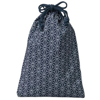 和風柄巾着(麻の葉)1箱(500枚入) VNシリーズ サンワ