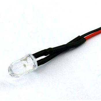 20cm線付LED Φ5mm アズワン