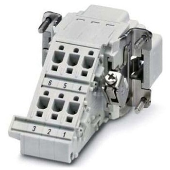 ヘビーデューティパワーコネクタ 6極 16A 500 V 1袋 5個入 フエニックス・コンタクト