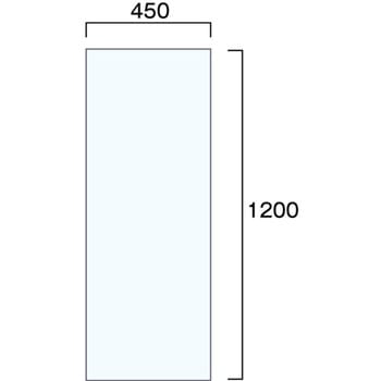 VASK用透明アクリル板1.5mm厚 450×1200mm 常磐精工