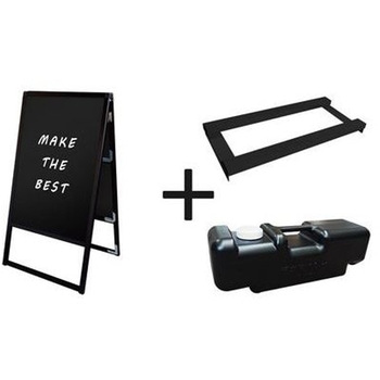 ブラックバリウススタンド看板 ブラックボード - 常磐精工