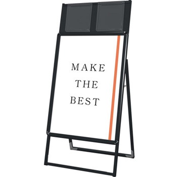 ポスターグリップスタンド看板カタログケース付(屋内用) 常磐精工