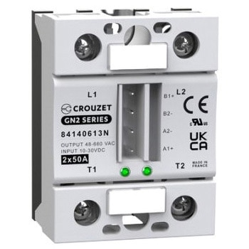 ソリッドステートリレー 最大負荷電流：50 A 最大負荷電圧：660 Vrms パネルマウント CROUZET