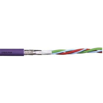 データケーブル 4芯 0.25 mm2 シールド有 24 AWG 1巻 25m入 SIG