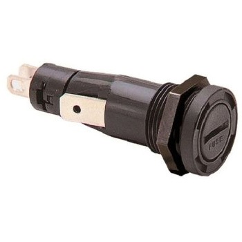 パネル取り付けヒューズホルダ 10A 250V 1箱 500個入 BULGIN