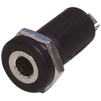 フォーンコネクタ 3.5 mm パネルマウント モノ 1袋 5個入 マル信無線電機