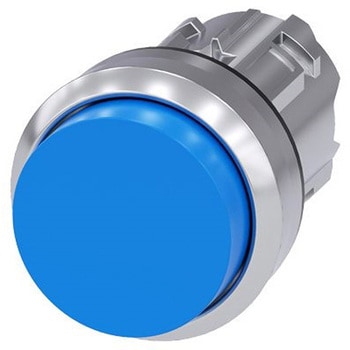 プッシュボタン SIRIUS ACT モーメンタリ 青 SIEMENS
