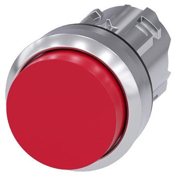 プッシュボタン SIRIUS ACT モーメンタリ 赤 SIEMENS