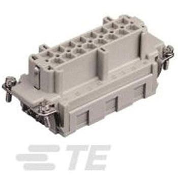 ヘビーデューティパワーコネクタ HDC HE シリーズ メス 16極 16A 500 V TE CONNECTIVITY