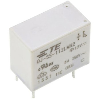 リレー 12V dc SPNO 基板実装タイプ 1袋 100個入 TE Connectivity Japan(旧:TYCOELECTRONICS(タイコエレクトロニクス))