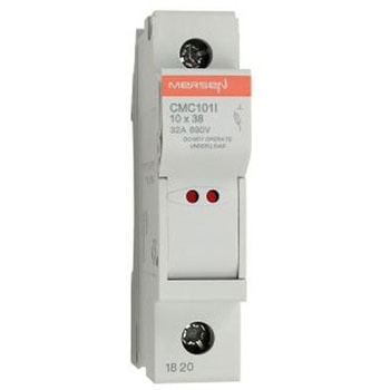 レール取り付けヒューズホルダ 32A CMC10 690V ac Mersen