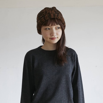 小顔に見えるあったか帽子 ヒラカワ