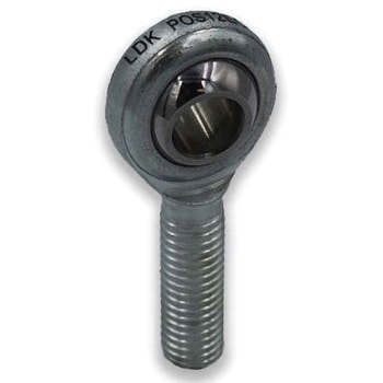 ロッド端 M8 オス 炭素鋼 ボア8mm 全長53mm Metric Thread Standard オス LDK