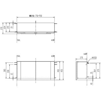 TSF-415/LL アッパーキャビネット 1台 LIXIL(INAX) 【通販サイトMonotaRO】