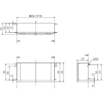 TSF-406/JZ アッパーキャビネット(奥行270mm) 1台 LIXIL(INAX) 【通販