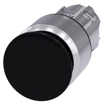 押ボタンヘッド 3SU1 ラッチング 黒 SIEMENS